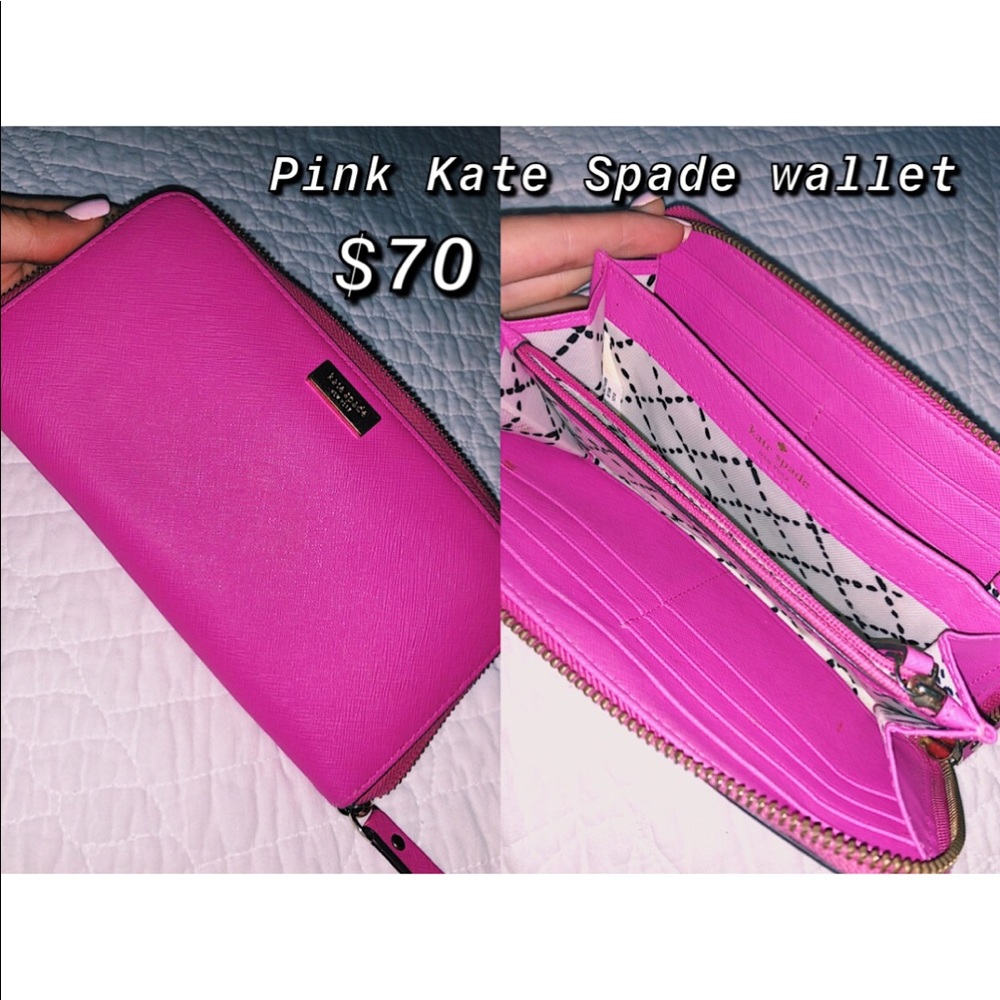 Pink Kate spade wallet